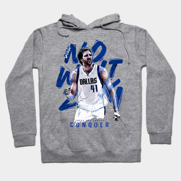 Dirk Nowitzki Hoodie by edbertguinto